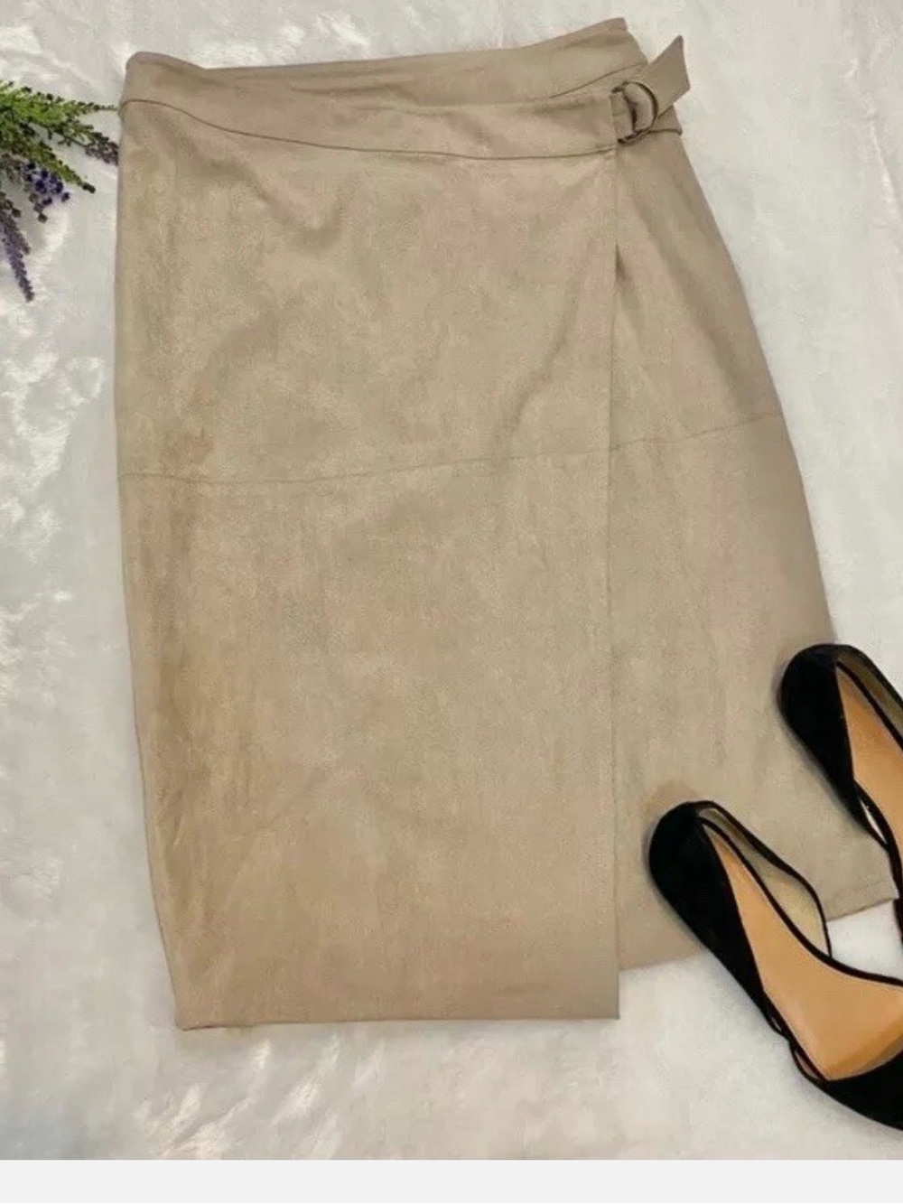 Faux suede piece from the Chico's Black Label collection